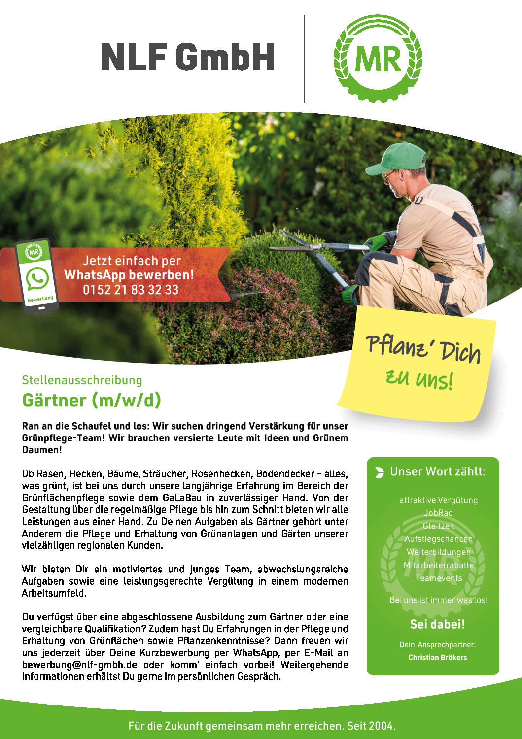 Jobs & Ausbildung Natur­stoffzentrale Land und Forst GmbH